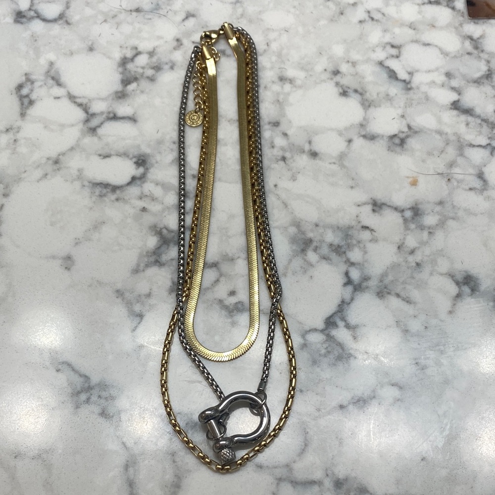 Victoria Emerson Gold and Silver Women's Necklace